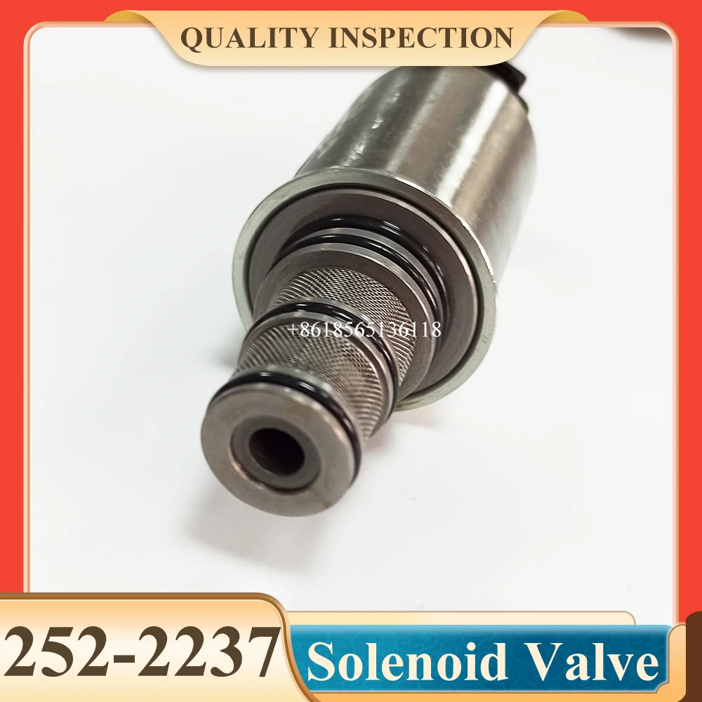 Elettrovalvola 252-2237 2522237   24V per 120M 140M 953D 963D 973D C6.6 Gruppo valvola motore-solenoide