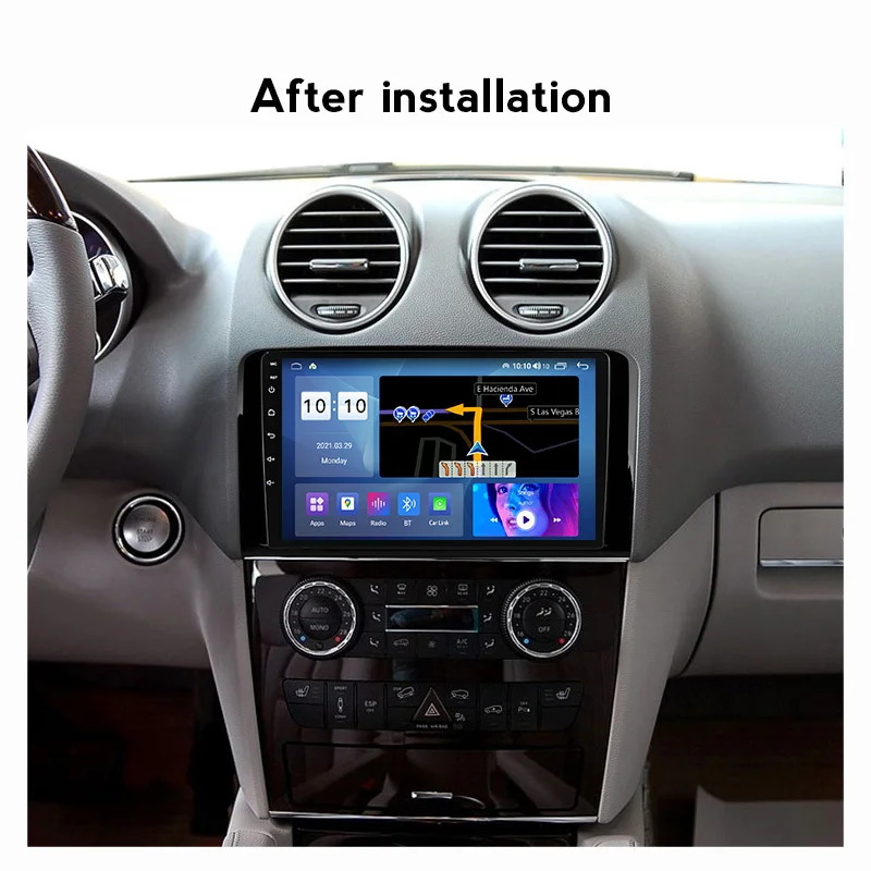 Kirinavi Android 11 For Mercedes-Benz M-Class GL-Class X164 ML GL ML350 ML500 GL320 ML280 GL350 GL450 W164 Car Stereo Radio GPS