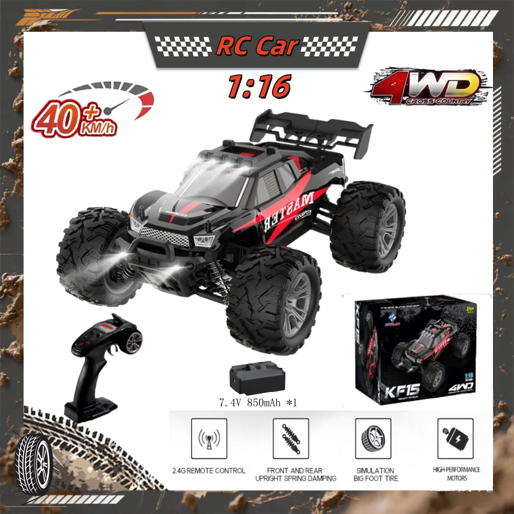 

WLtoys масштаб 1:16, большой радиоуправляемый автомобиль, 50 км/ч, высокоскоростной 4WD, детская игрушка для мальчиков, автомобиль с дистанционным управлением, 2,4G, внедорожный монстр-трак, радиоуправляемая игрушка