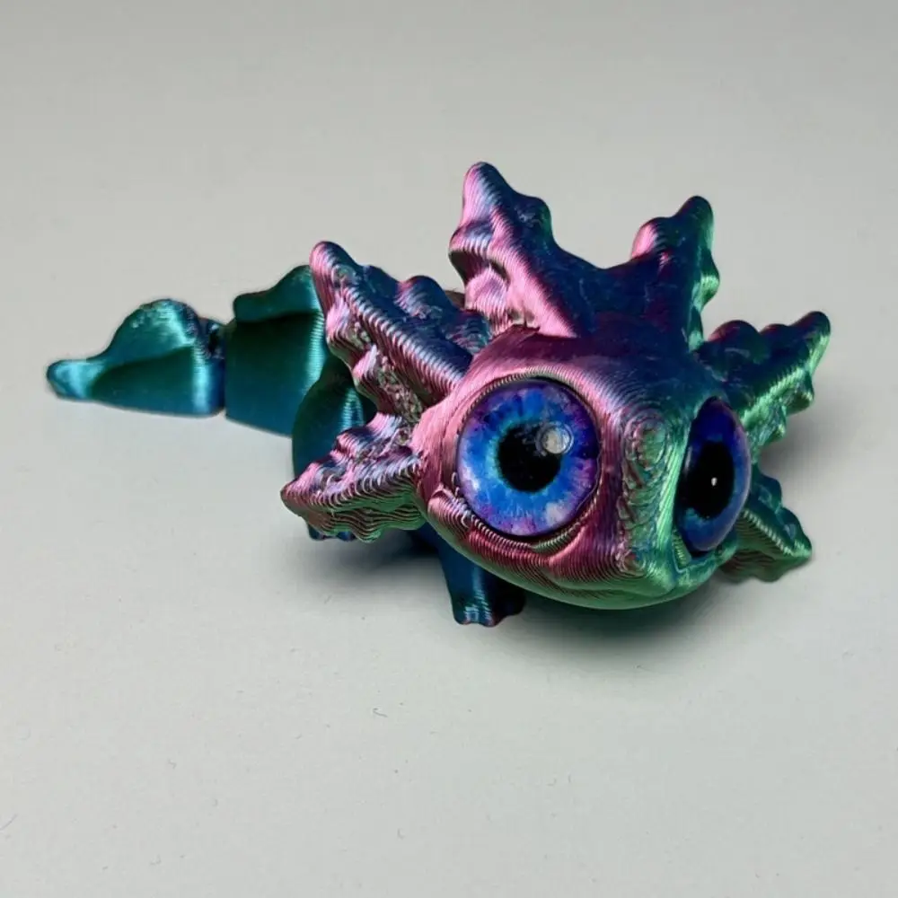 Multi-articular design impressão 3d figuras newt simulação olhos 3d impresso multi-articular figuras móveis desenhos animados realistas