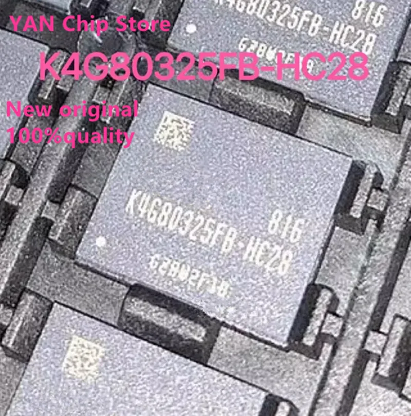 Chip de memoria Flash K4G80325FB, 10 piezas, nuevo, original, K4G80325FB-HC28