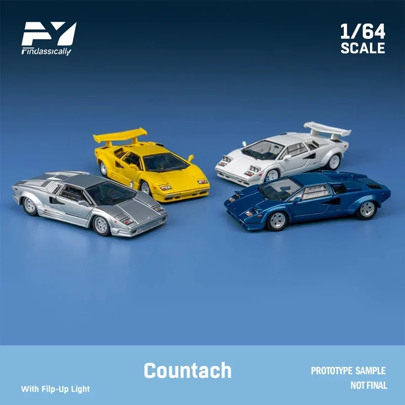 Finclassically FY 1:64  LP5000 Contash S QV Limited 25th Anniversary Edition car model