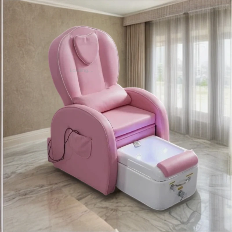 

Кресло для педикюра с розовым сердцем, кресло для маникюра, массажный диван для ног, спа, комфортная гостиная, Plataforma Pedicura, коммерческая мебель