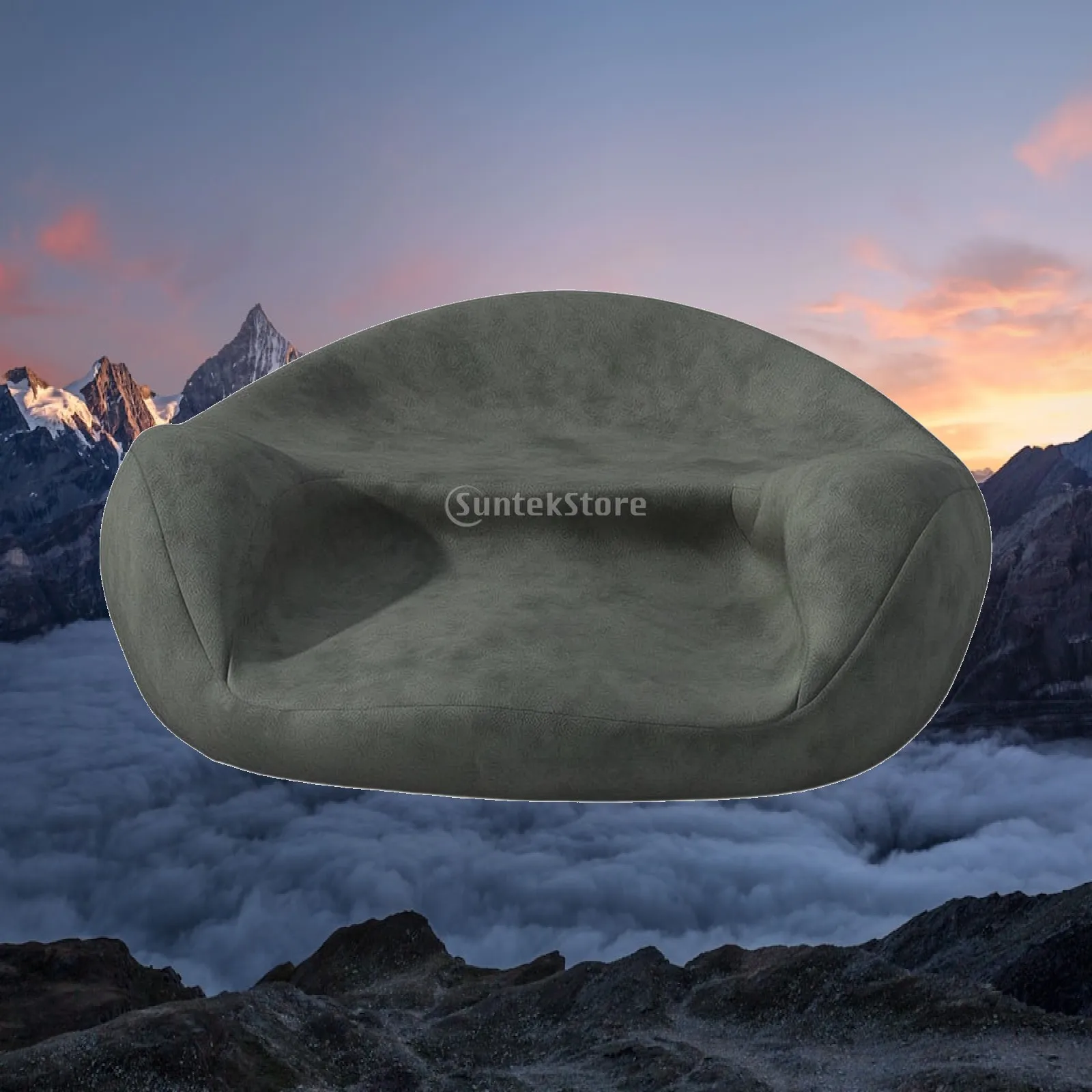 Comfortable Meditation Cushion for Yoga with Textured Finish and Non Slip Bottom for Secure Seated Posture Work