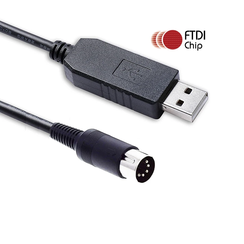 Yaesu FIF-232C USB CAT Programming Cable FTDI FT232RL USB Uart TTL to 6-pin Din Plug for Yaesu FT-1000 FT-1000D FT-1011 FT-1021