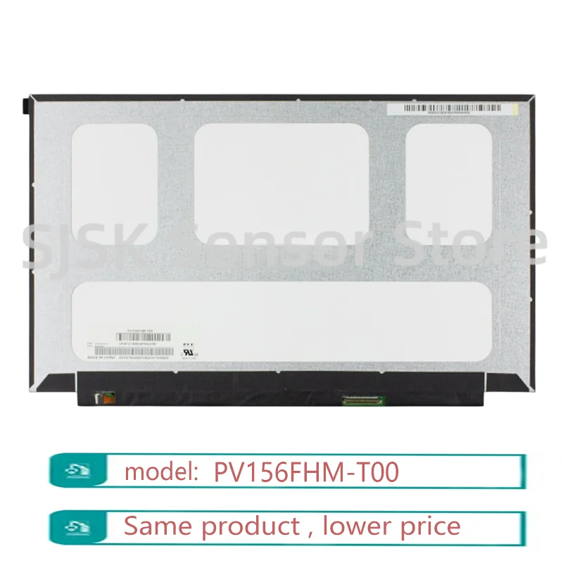 

PV156FHM-T00 15.6 Inch FHD 1920×1080 ADS TFT LCD Screen 400cd/m² On-Cell Touch eDP Laptop Display Replacement
