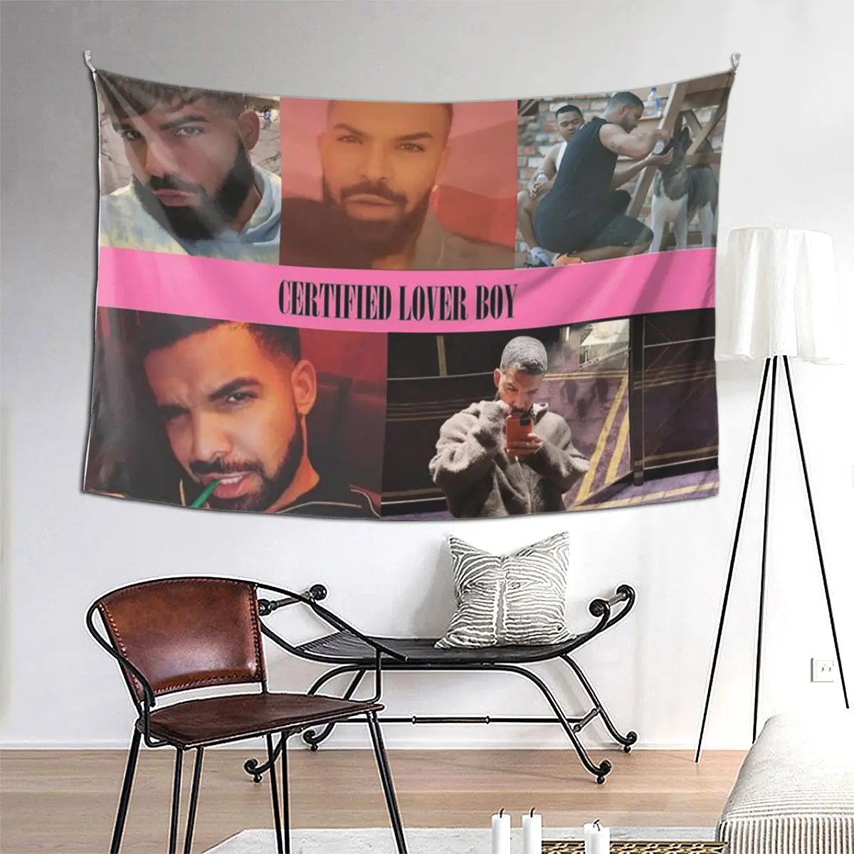 

BBL DRAKE Tapestry Funny Wall Hanging Aesthetic Home Decoration Tapestries for Living Room Bedroom Dorm Room