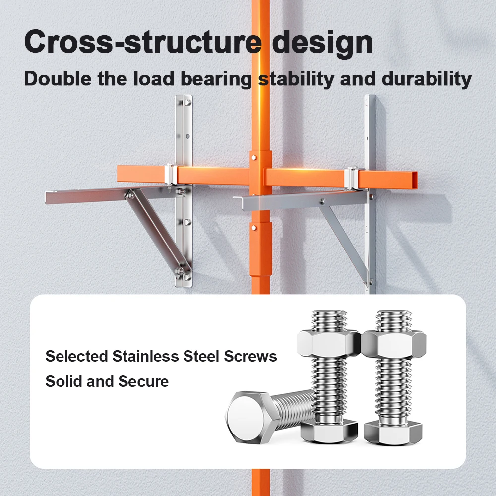Support de Suspension de climatiseur, Machine de levage, support de levage de grue, support de grue de levage latéral, assemblage de treuil manuel