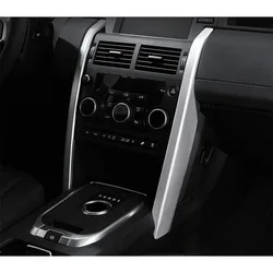 For Land Rover Discovery Sport 2015-19 Aluminum Alloy Silver/Red Car Central Control Decoration Strip Cover Trim Car Accessories