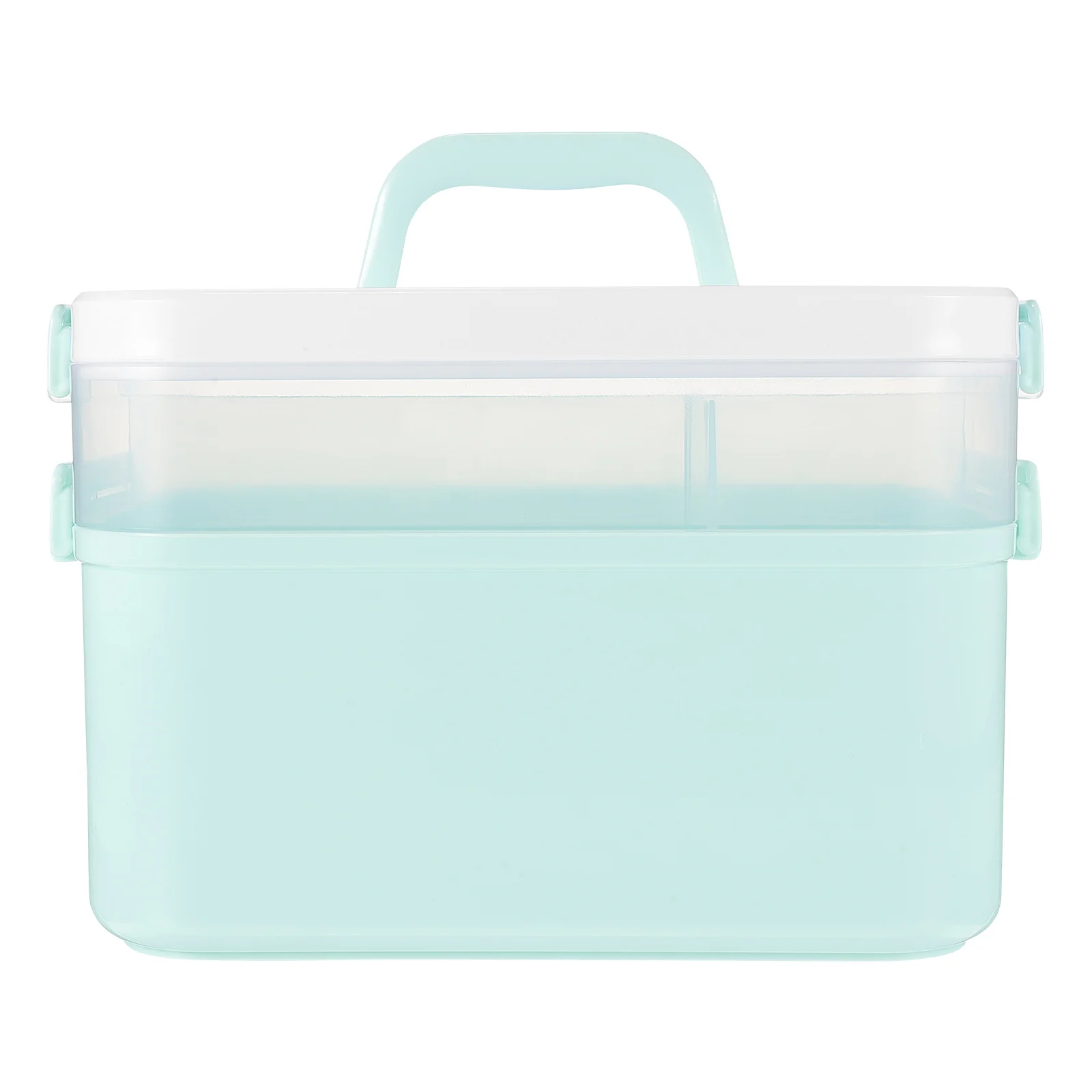 

Art Supplies Box Portable Manicure Tool Box For Nail Polish Glue Storage Double Layer Nail Polish Organizing Case Salon Home Use