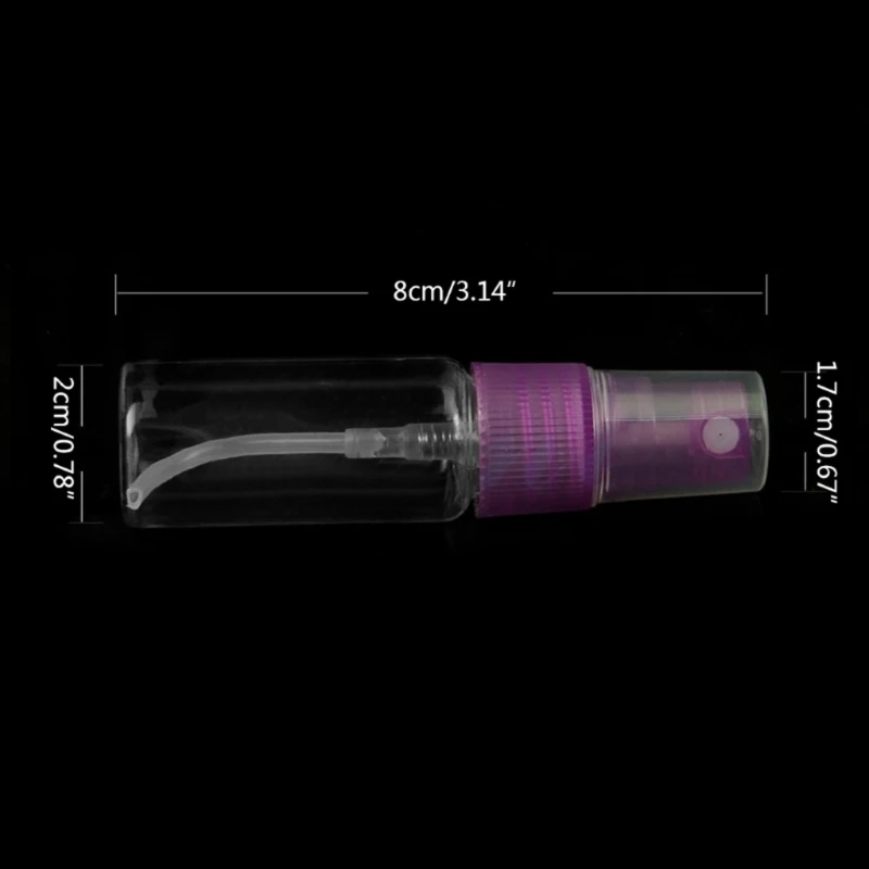 1 ชิ้น 10 มิลลิลิตรมินิแบบพกพาพลาสติกเปล่าน้ำหอม Atomizer Atomiser สเปรย์ขวด
