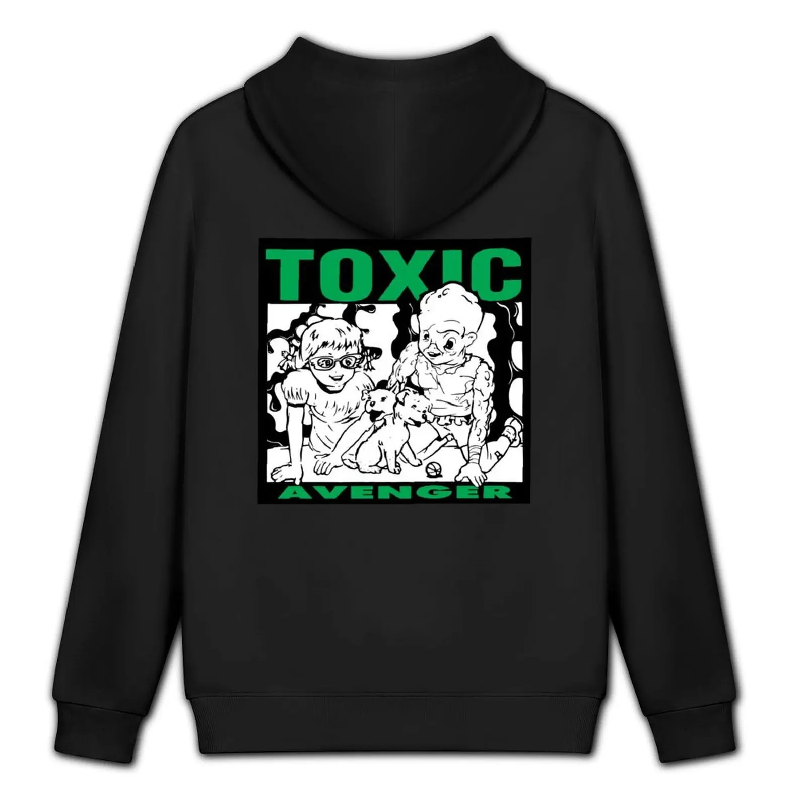 تي شيرت رجالي بقلنسوة من Melvin the Toxic Avenger، ملابس أنيمي للرجال، قميص بقلنسوة للرجال