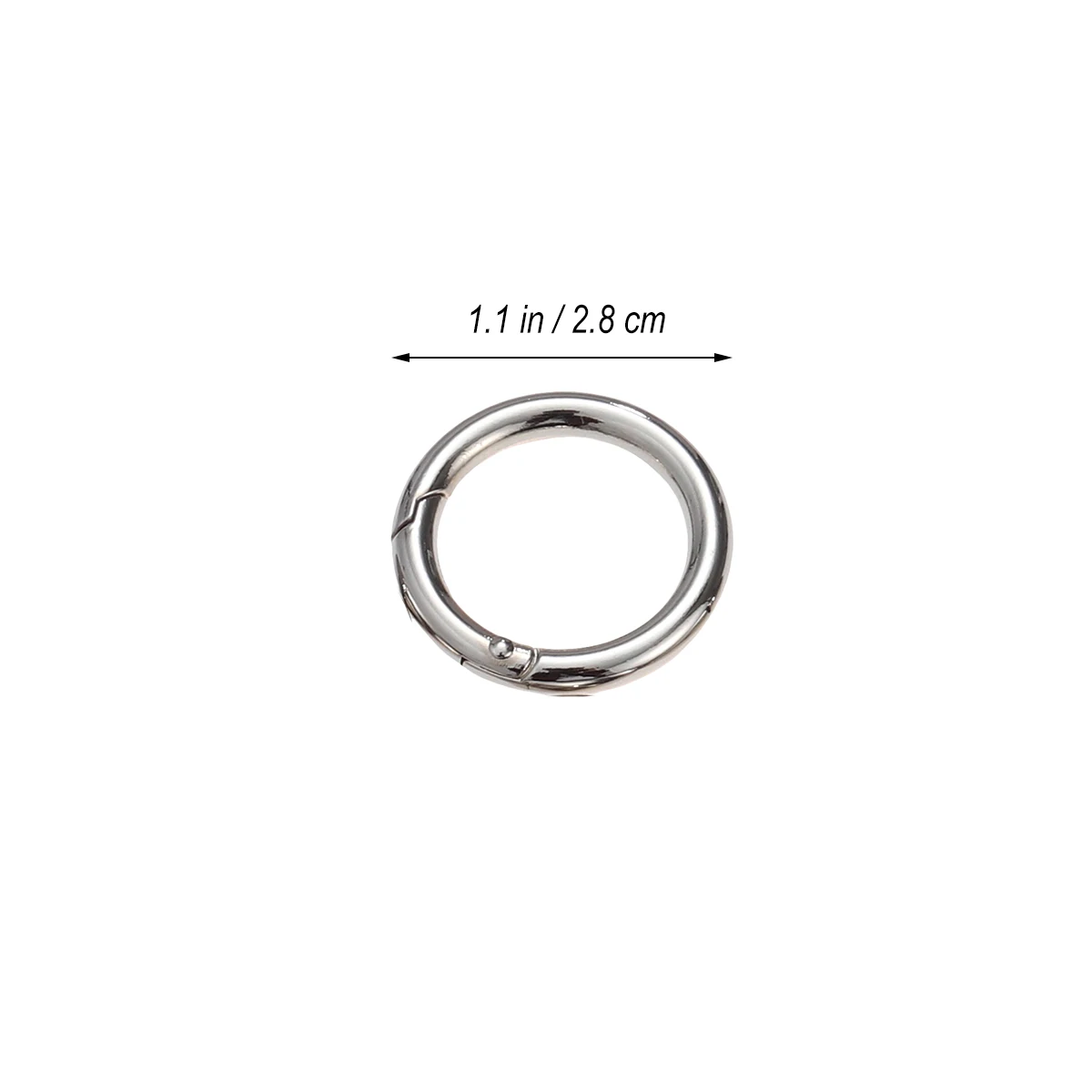 

20 pcs Vintage Zinc Alloy Jump Rings Rustproof Hypoallergenic Eco Friendly for Jewelry Making Silver Color Supplies