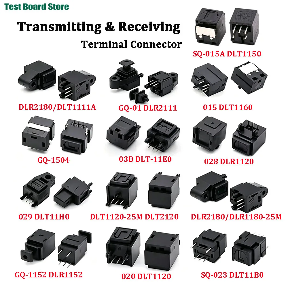 1Piece DLR2180 DLT1111A DLR2111 DLT1160 DLT-11E0 DLR1120 DLR21B0 DLR1152 Socket Audio Optical Fiber Receiving Terminal Connector