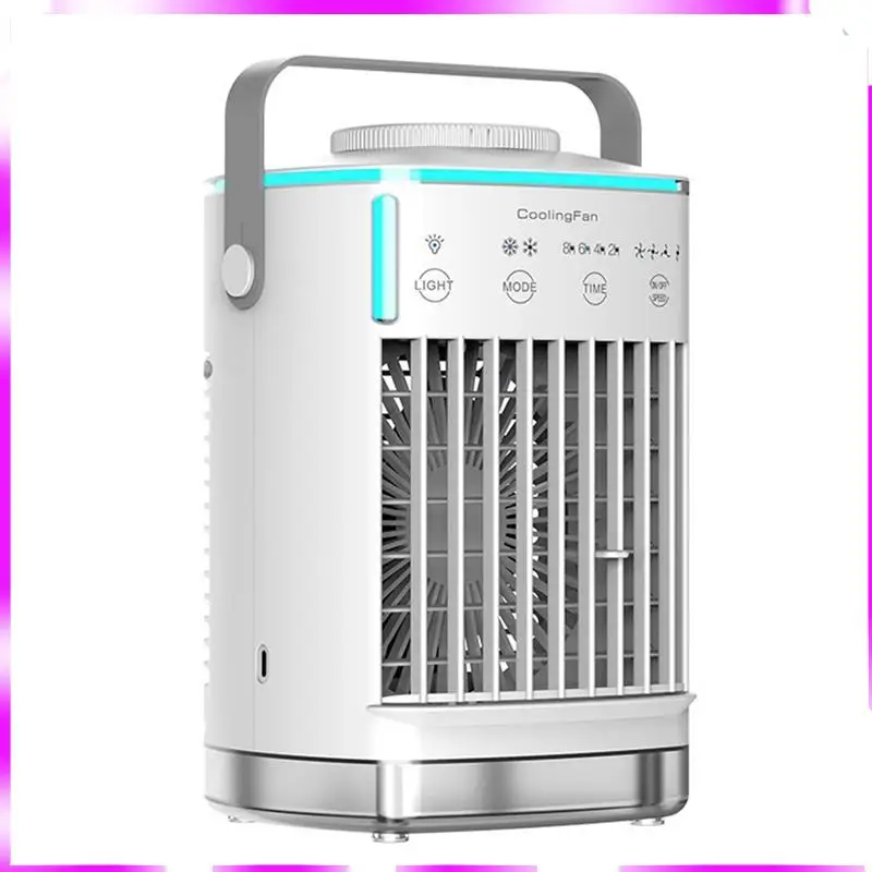 

N98R Portable Air Conditioner Mini Portable Mobile Cooling Fan Equipped With 7-Color LED Light