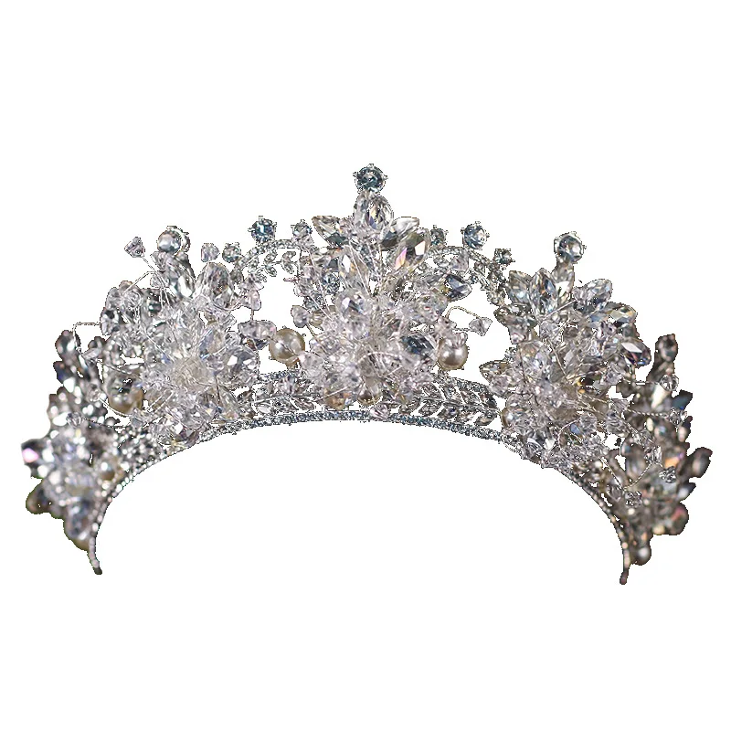 جديد غطاء الرأس الزفاف تاج الحياكة اليدوية تاج الأزياء استوديو التصوير الفوتوغرافي فستان الزفاف قاعة حلية