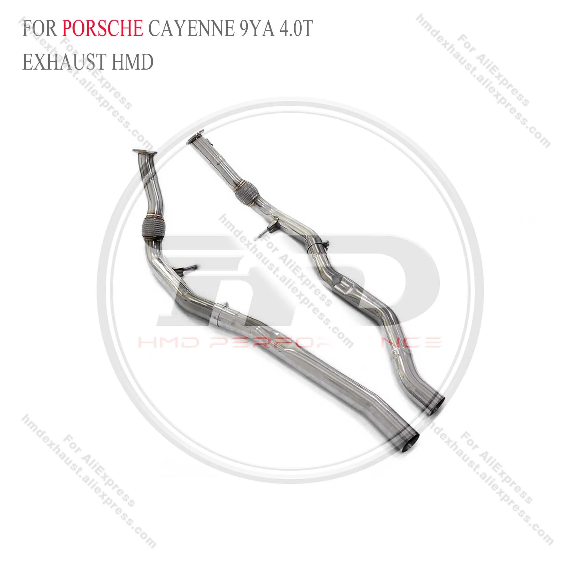 

HMD Exhaust System High Flow Performance Resonant tube for Porsche Cayenne 9YA 4.0T