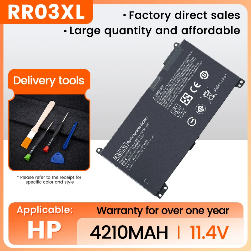 

RR03XL Laptop Battery For HP ProBook 430 440 450 455 470 G4/G5,Spectre 13-aw,Zhan 66 Pro G1,HSTNN-I74C 851477-421