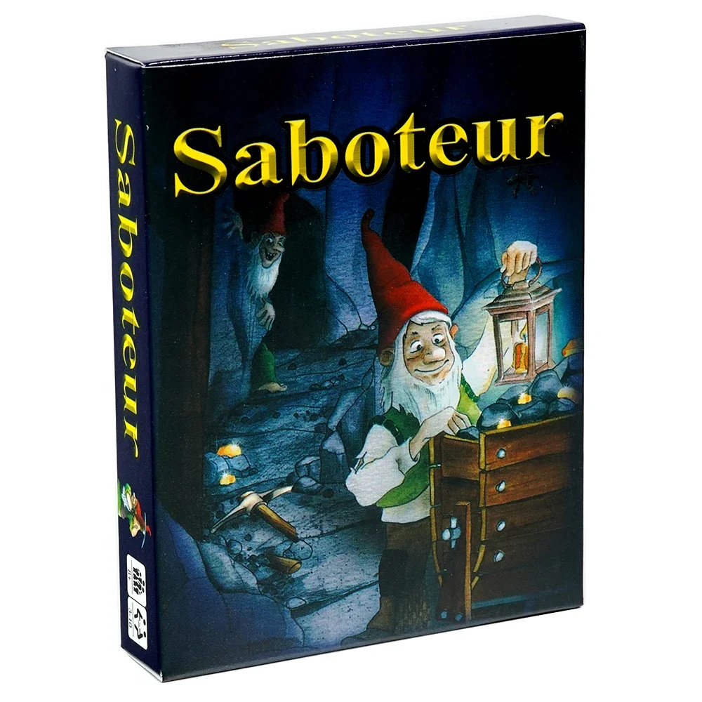 English Saboteur Board Game Cards Table Games Funny Board Card Games for Families Party Dwarf Gold Mine Digging Miner Board Game