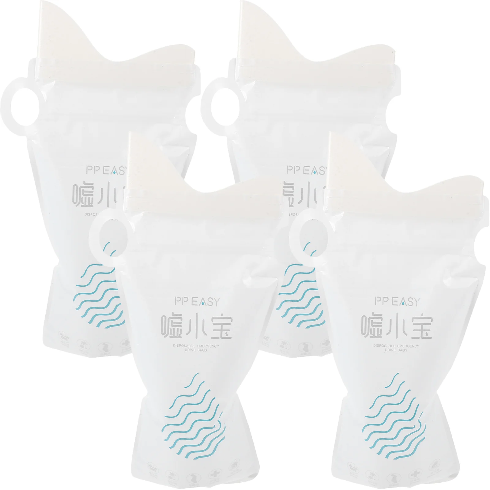 

4 шт. герметичные унисекс мешки для хранения мочеиспускания эргономичный дизайн для различных удобных условий одноразовые мешки для мочи