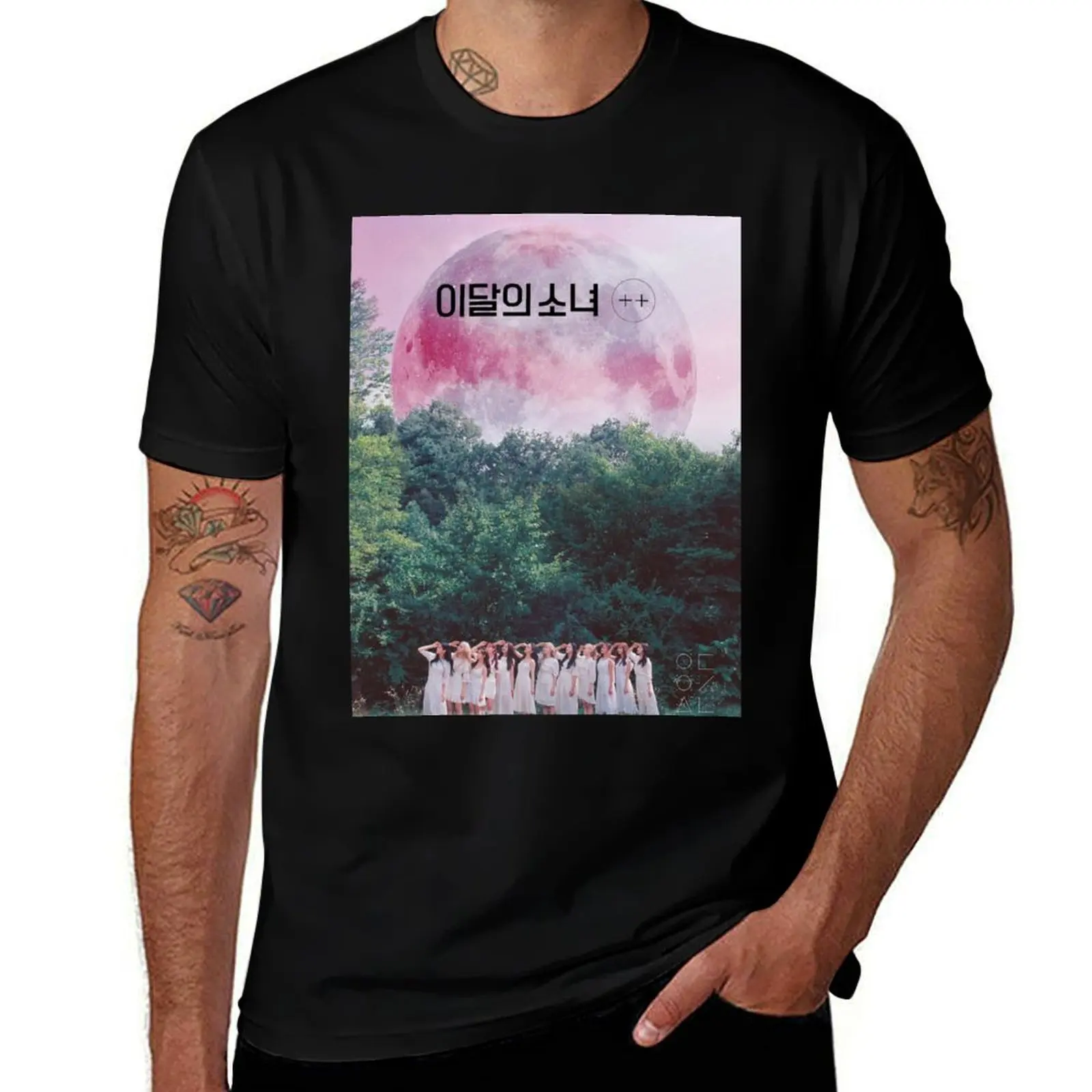 finally introducing: loona / ??? T-Shirt Basic Simple Design Short Sleeve Shirt T-Shirt
