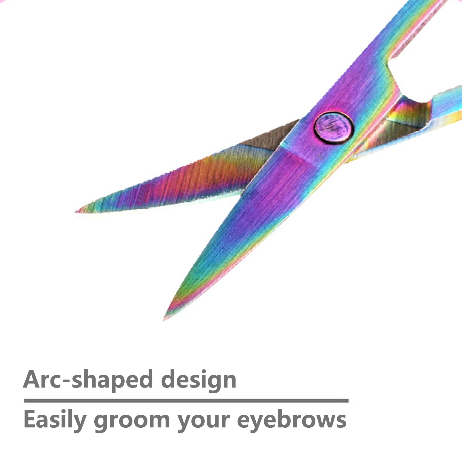 Tragbarer Augenbrauenschneider für Frauen, tragbare Mini-Schere für Augenbrauen, Nasenhaar, Wimpern, Trimmen, Make-up-Werkzeuge und Zubehör