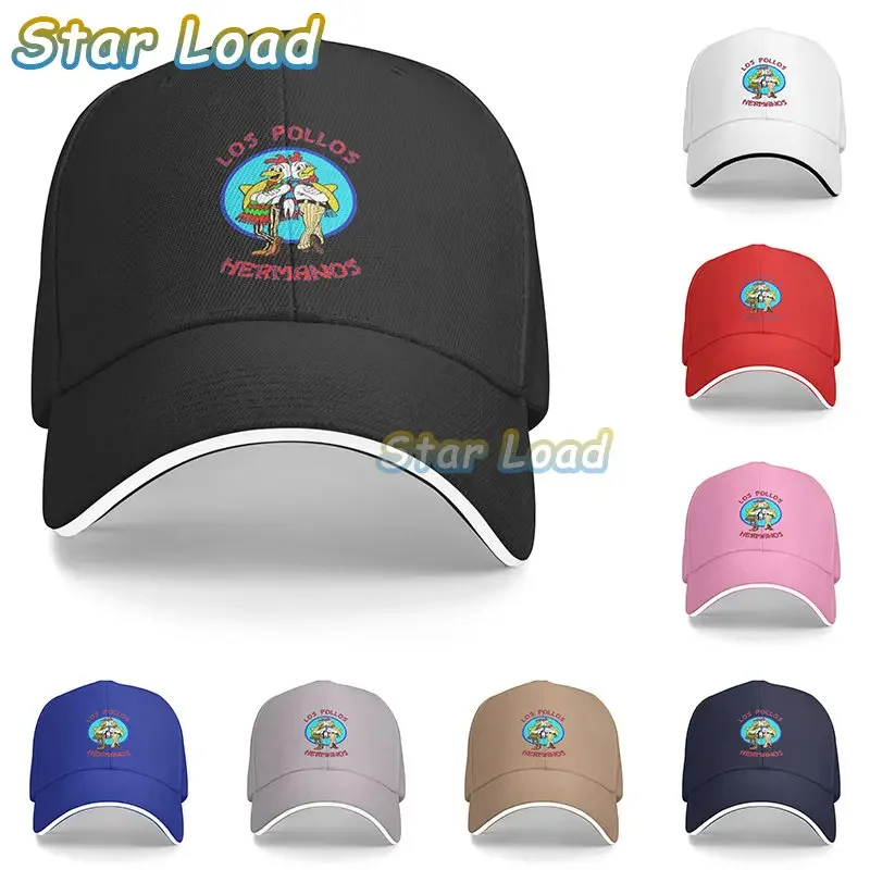 Gorra de béisbol Breaking Bad Los Pollos Hermanos para adultos, gorra ajustable de los hermanos pollo, gorras snapback para exteriores para hombres y mujeres