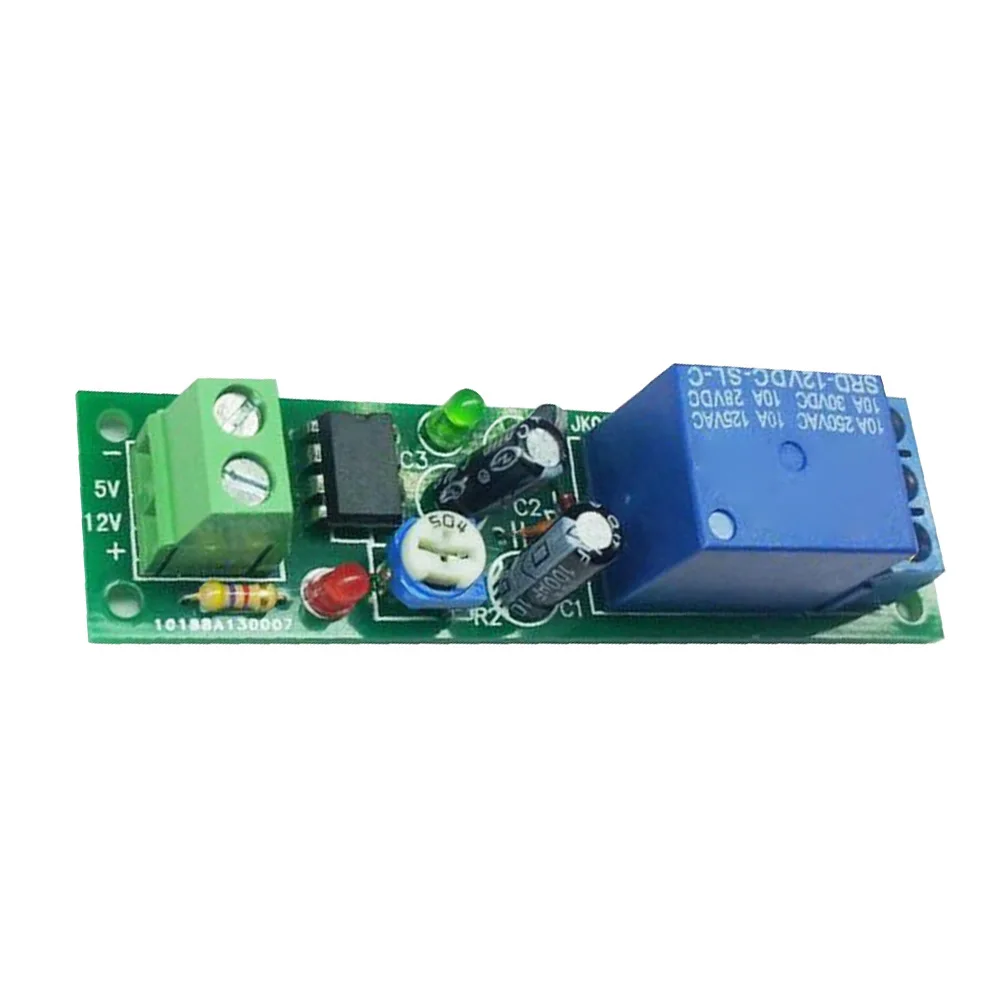 DC 12V Power On Adjustable Delay Disconnect Relay NE555 Monostable Time Relay Module 0-60 Seconds