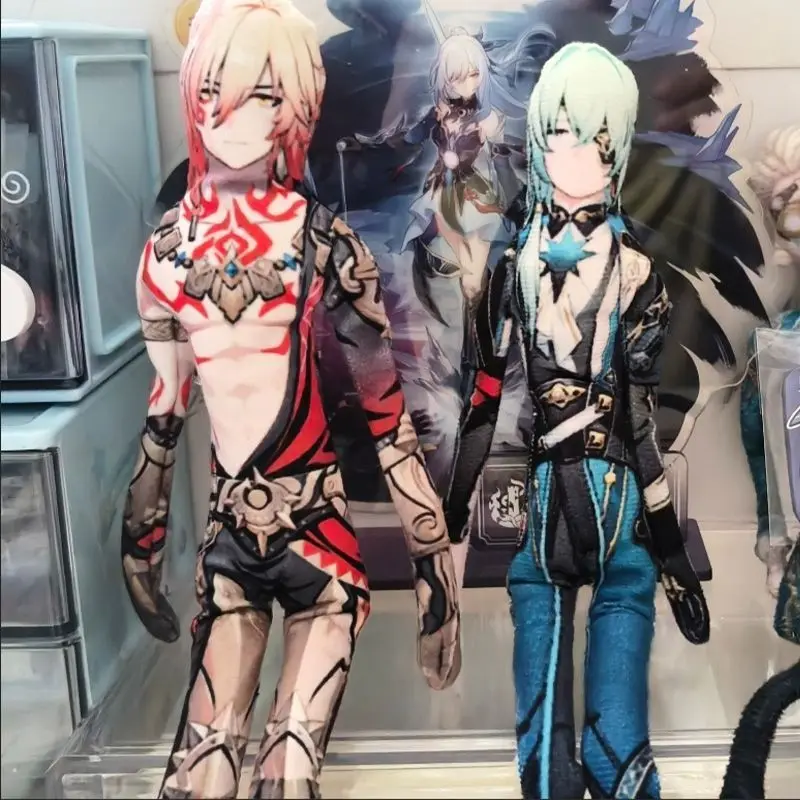 

Honkai: Star Rail Academy, подвижная мягкая кукла в стиле аниме с абстрактным корпусом, проволочный скелет, косплей, куклы на Хэллоуин, реквизит, ручная работа