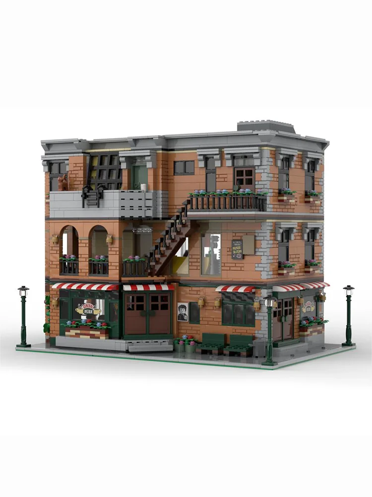 4651PCS MOC-79570 Building Model for Central Park Friends Apartment Building