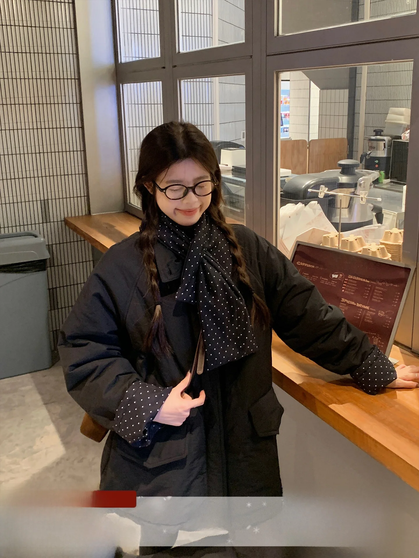 

Черное съемное женское хлопковое пальто Bla в корейском стиле, свободное, теплое, с шарфом, для зимы, бренд U77, для повседневной носки