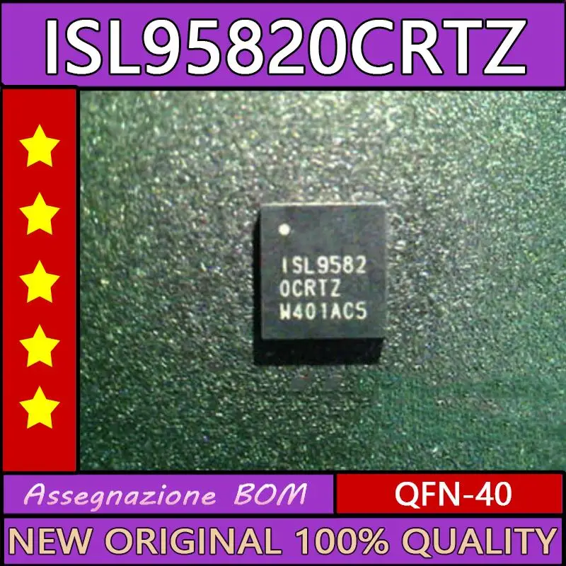 5PCS ISL95820CRTZ ISL9582 0CRTZ QFN-40 New original ic chip