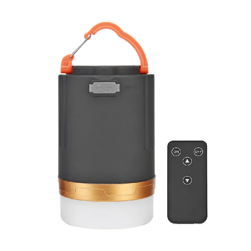 Portable Usb Rechargeable Tent Camping Lamp Outdoor Remote Control Hanging Light Outdoor Remote Control Hanging Lantern Light