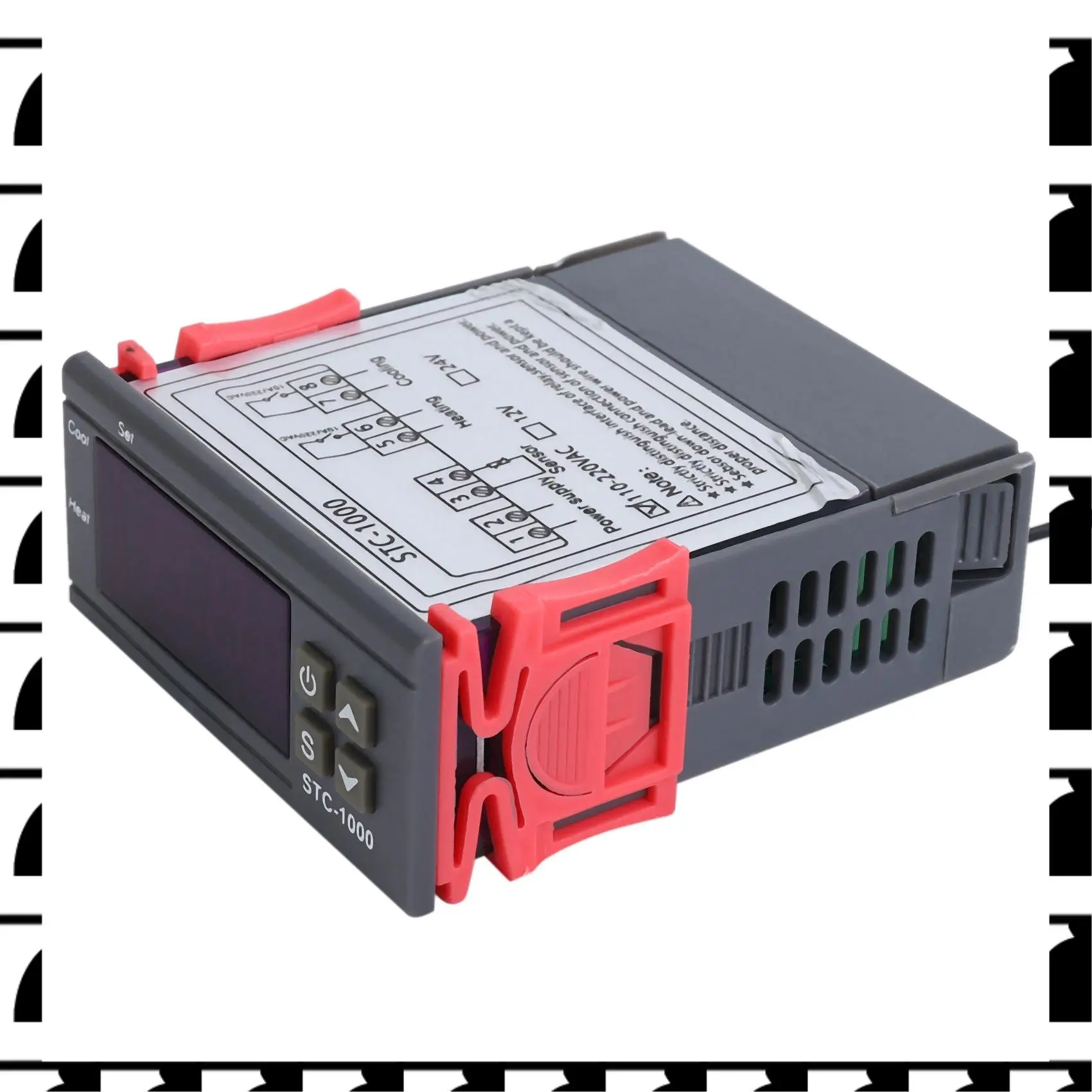 

A44U 4X 220V/STC-/1000 Цифровой терморегулятор температуры с NTC