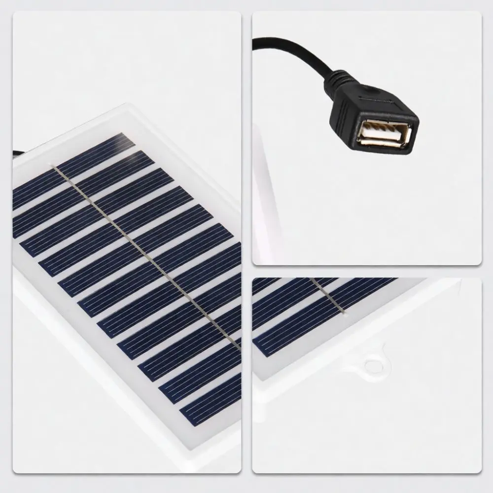 Portable Solar Charging Panel 10W Outdoor Power Device For Camping Hiking Night Market Light Energy Tool