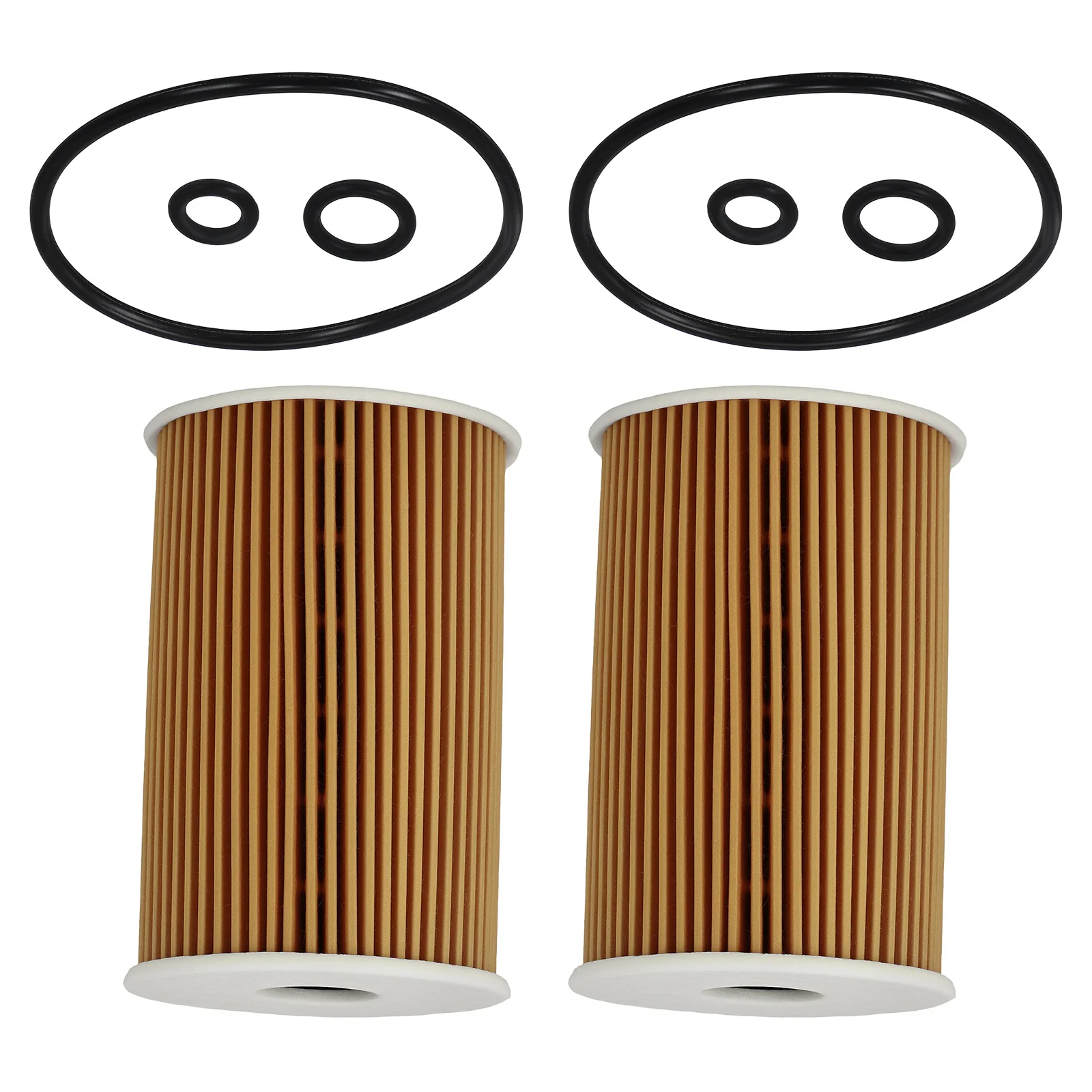 

Set of 2 Oil Filter Kit w/ O-Ring for VW Passat 2.0L L4 Diesel 2012-2014 HU7008z