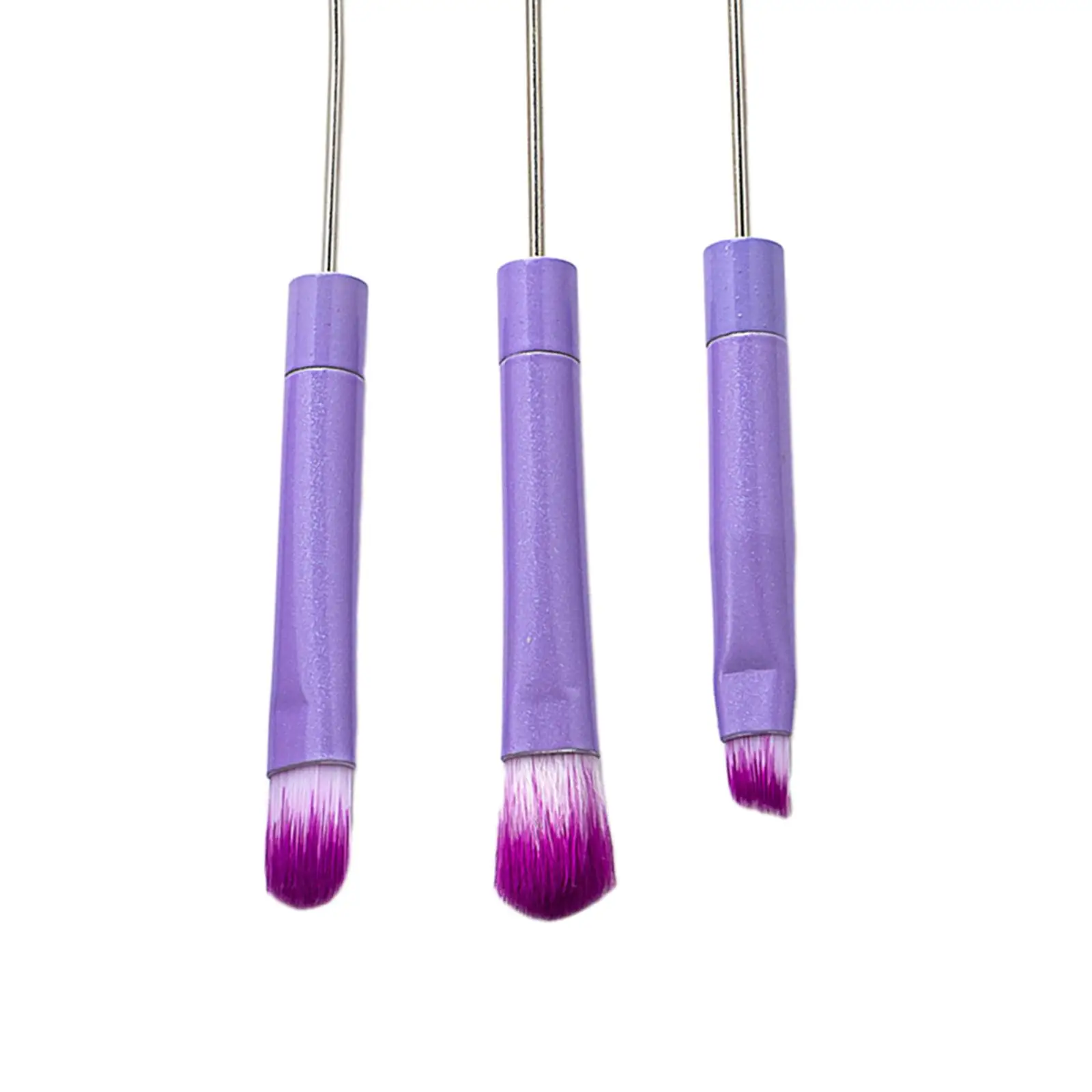 5 Pieces Beaded Eyeshadow Brush DIY Cosmetic Brushes for Women Sister Lady