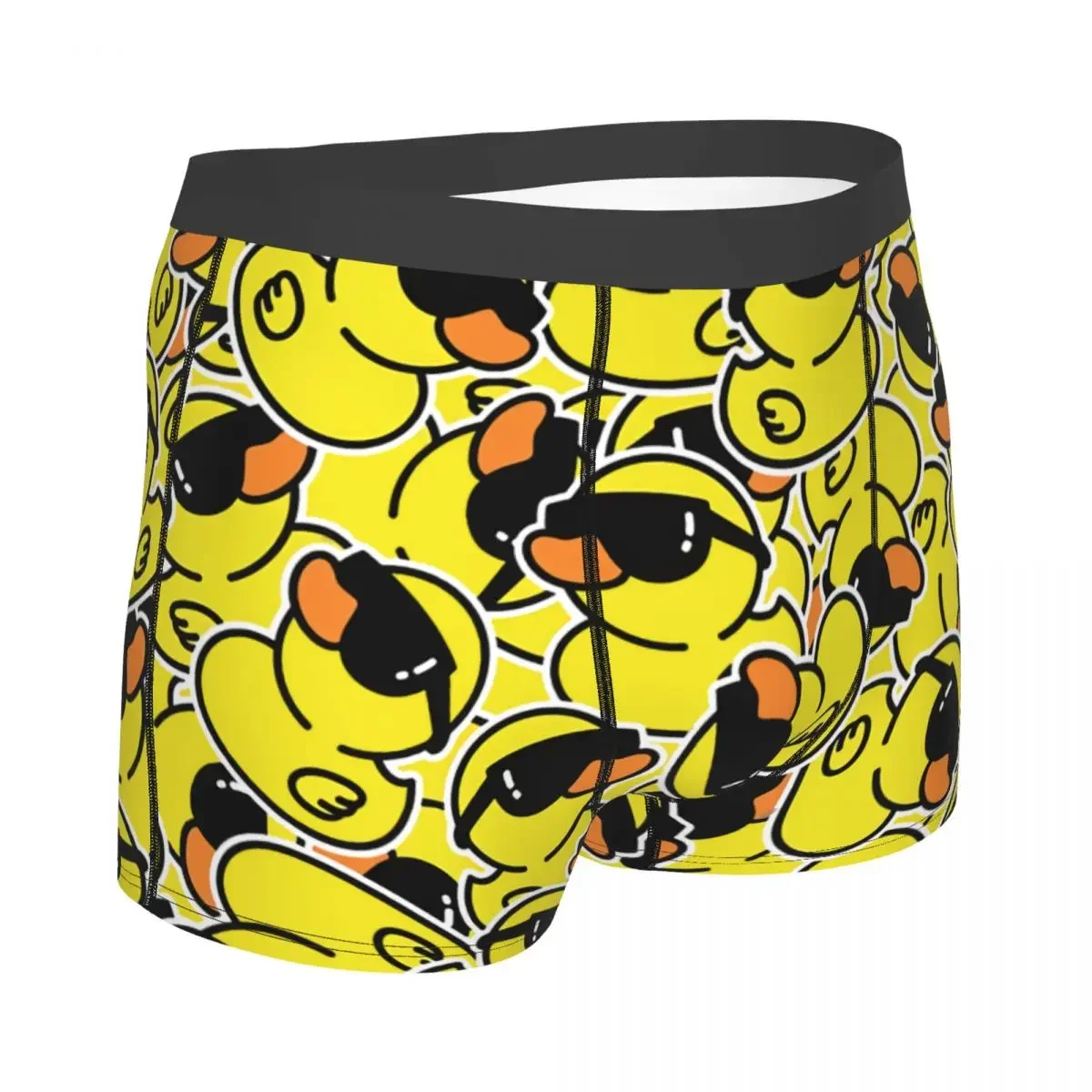 Cute Cartoon Ducks Man's Boxer Briefs Highly Breathable Underwear Top Quality Print Shorts Birthday Gifts