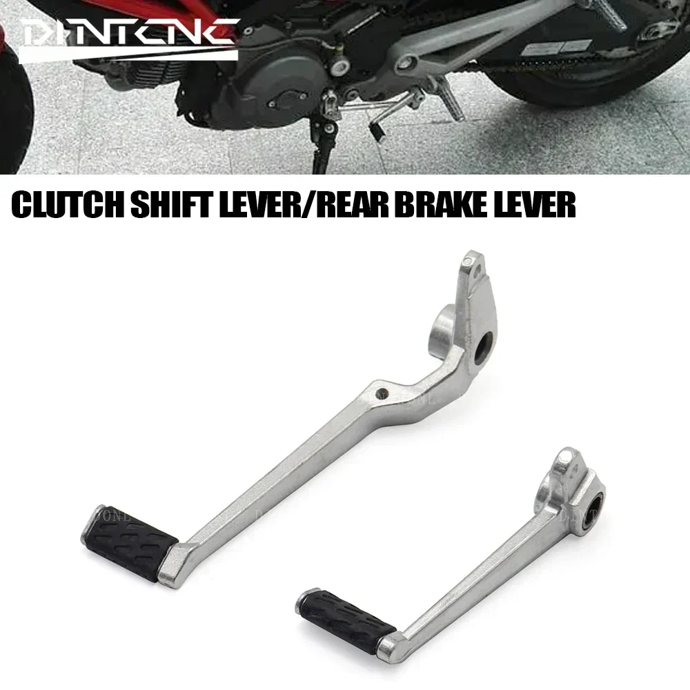 Shift/Rear Brake Lever For DUCATI Monster 696 796 1100/S Motorcycle Left Clutch Right Slow Down Side Foot Tie Rods Accessories