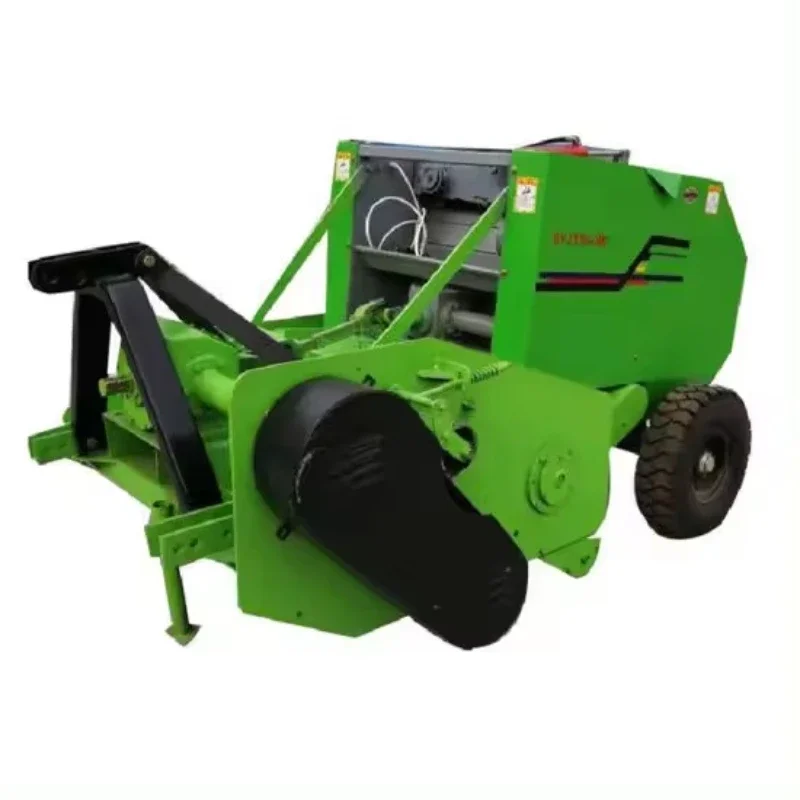 

Wet straw packaging packaging machine Hay corn straw round silage baler