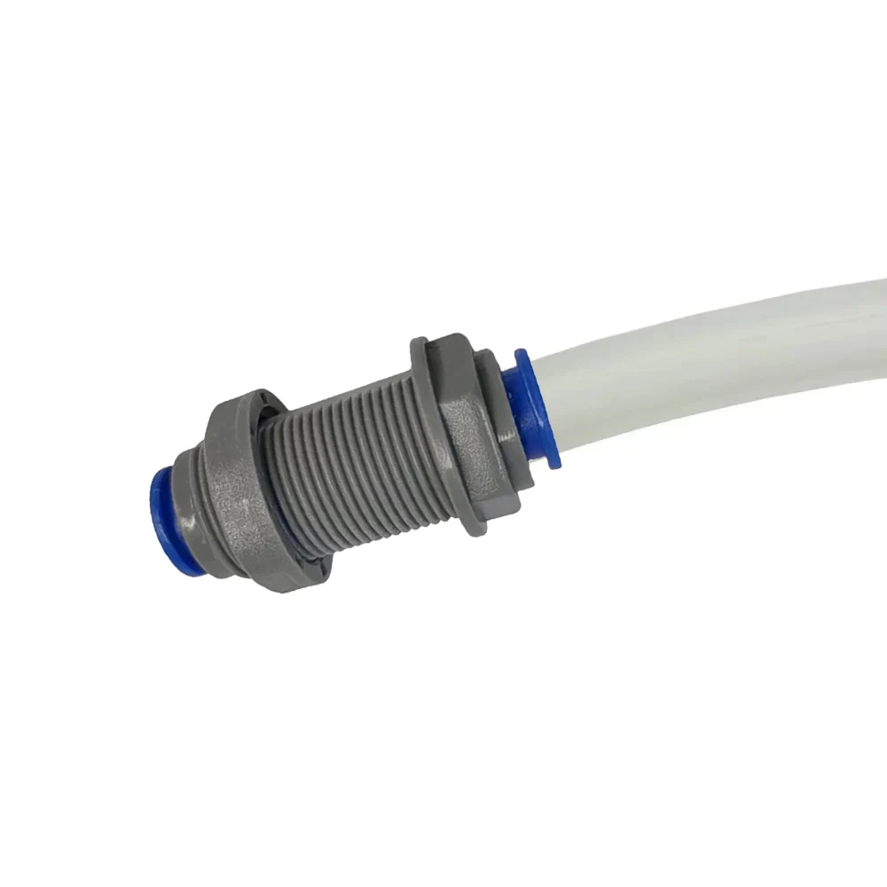 KegLand Duotight 9.5mm /3/8 ”Female  Bulkhead w/Locknut Plastic Quick Connect Pipe Hose Connector Fittings