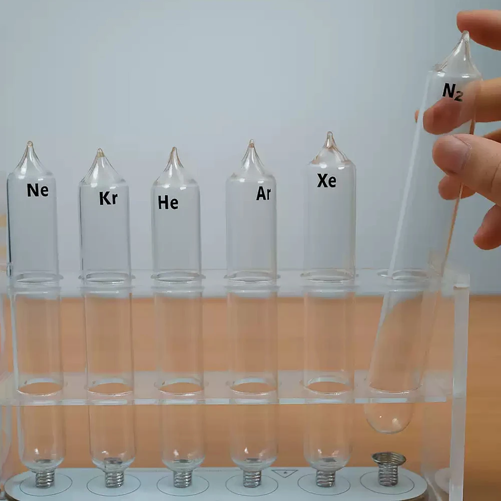 Rare Gas Luminous Tube Glass Sealed Inert Gas Helium Neon Argon Krypton Xenon Glass Sealed Gas Tank Laboratory Teaching Aids