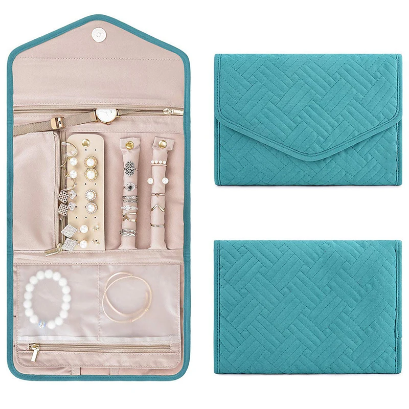 

Складной органайзер для украшений 2026: удобная сумка для хранения, косметичка, демонстрационный кейс для путешествий и дома