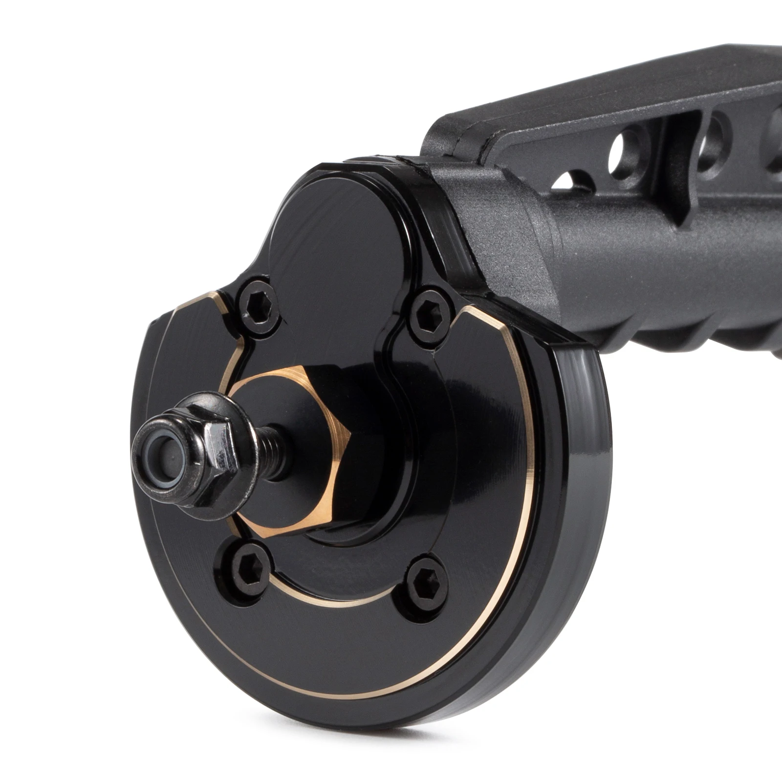 Brass AR45 Capra Portal Axle Steering Knuckle Weight Differential Cover Portal Cover for Axial SCX10 III UTB10 LCG Upgrade
