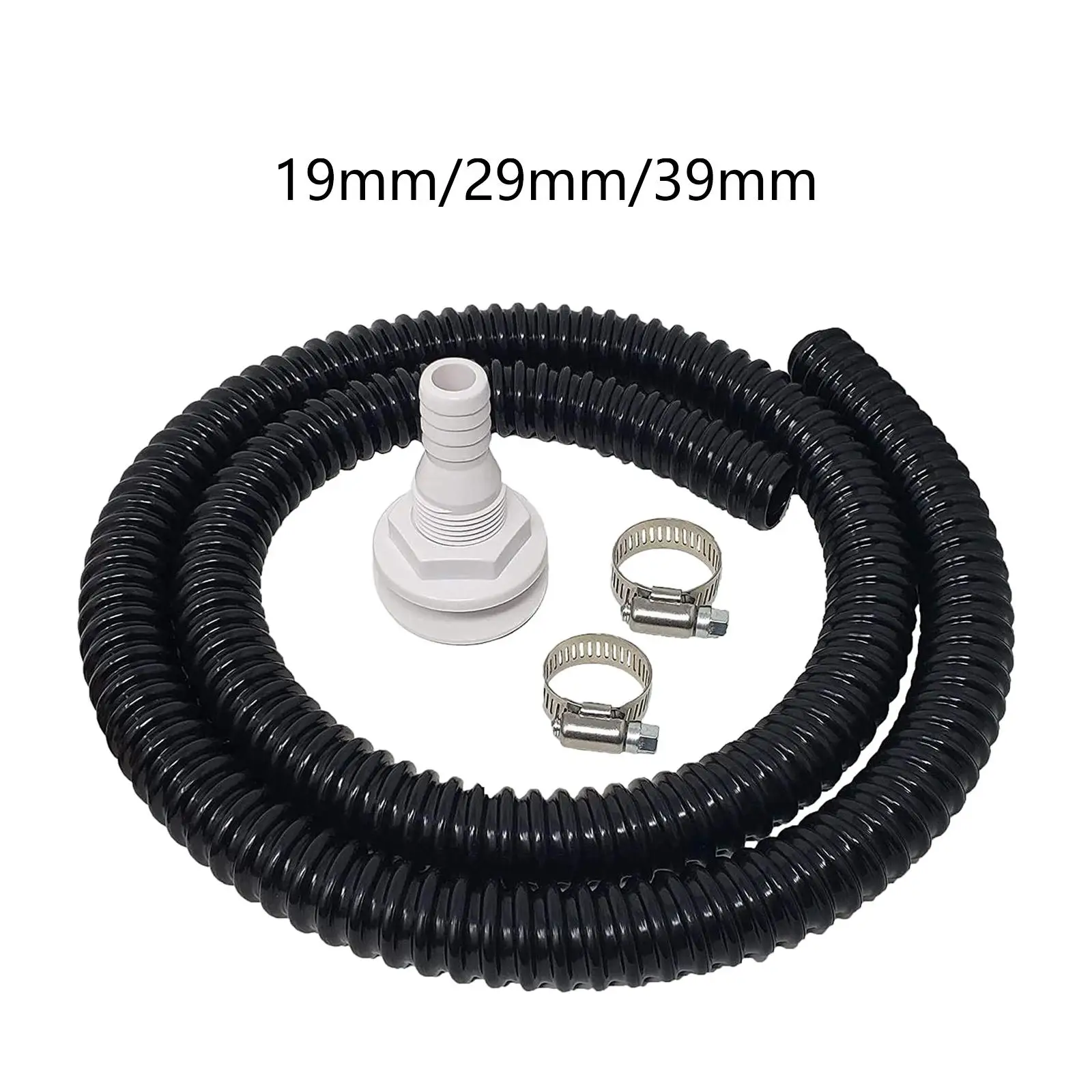 Marine Bilge Pump Installation with 2 Hose Clamps 6 Feet Long PVC Hose Flexible Kink Free Bilge Pump Hose Fits for Boats