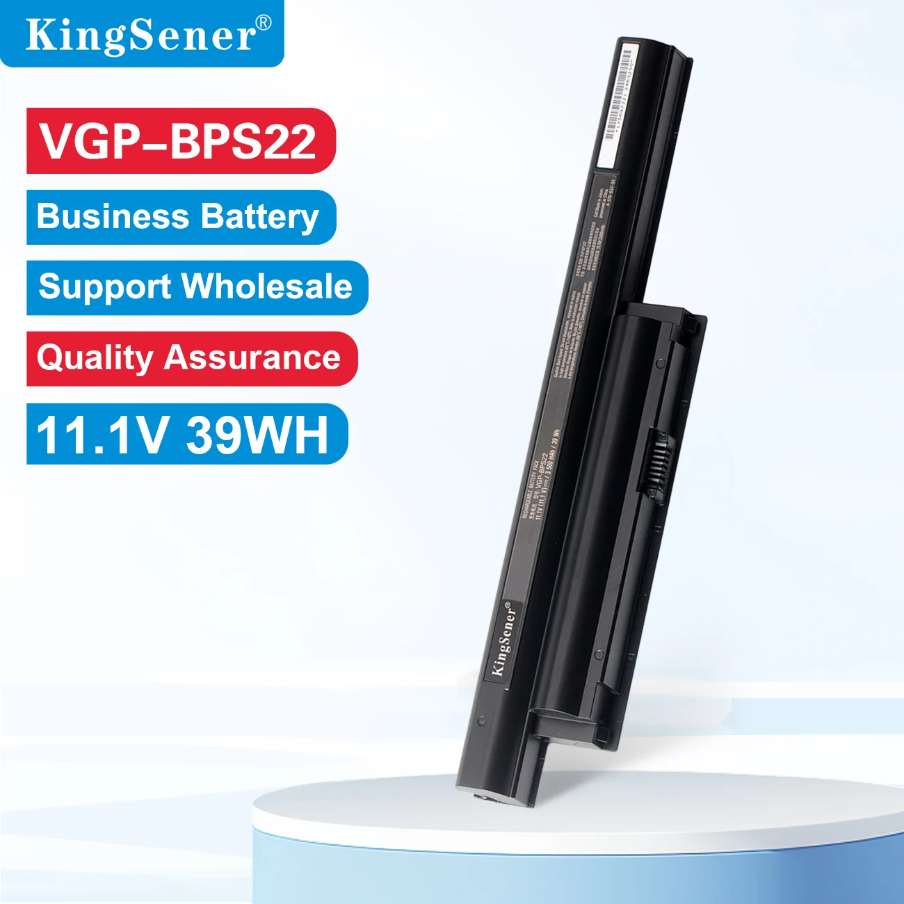 KingSener VGP-BPS22 Laptop Battery for SONY VAIO VGP-BPS22A VPC-EA1 EA18 EA16 EA31 PCG-71212t 71211T 61211T 61212T 11.1V 4400mAh