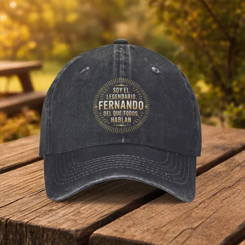 Fernando Printed Baseball Cap Unisex Outdoor Sports Fitness Travel Cap Multiple Colors