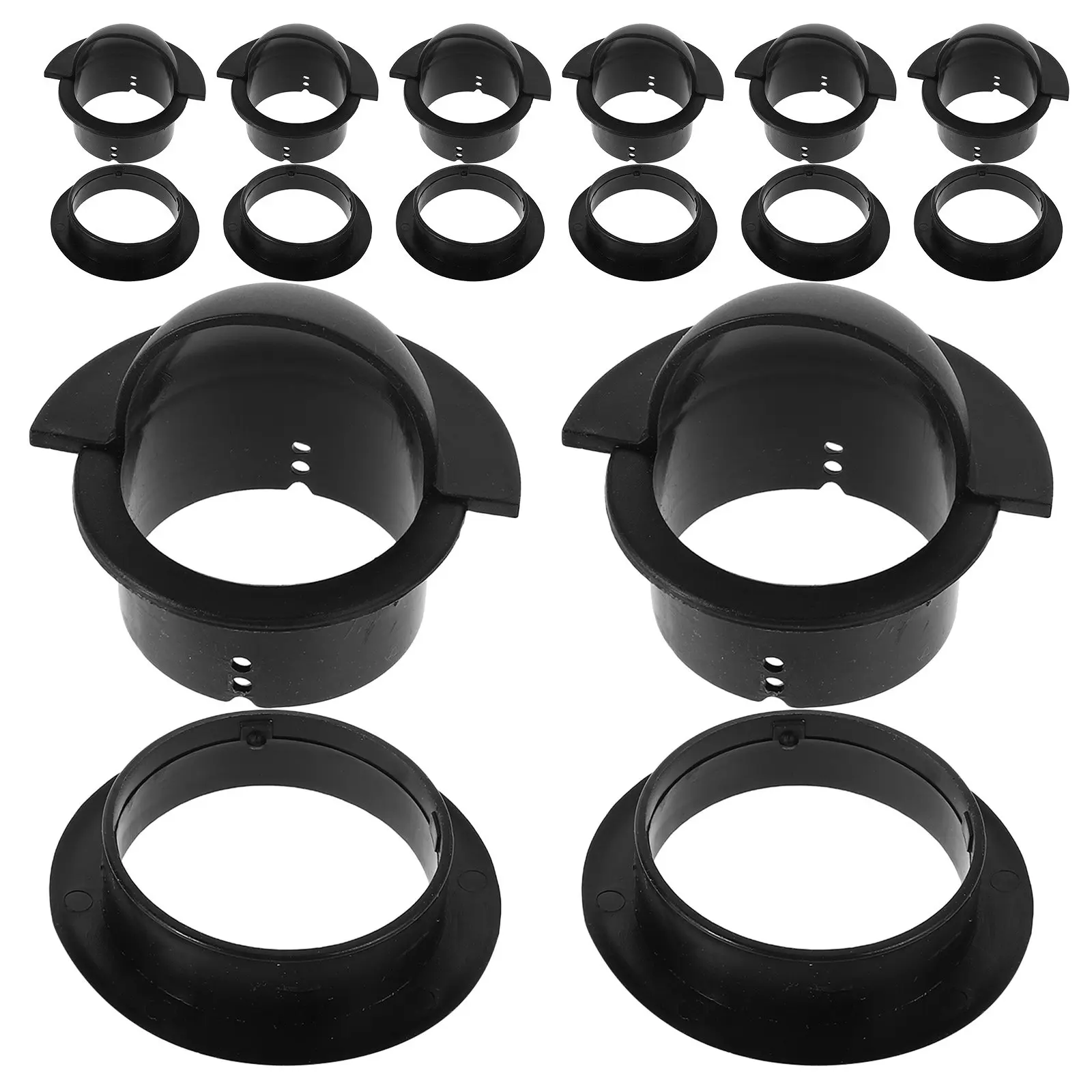 8Sets Table Soccer Entry Cups Heavy Duty Plastic Foosball Accessories Replacement Parts for Foosball Table Upgrade Soccer