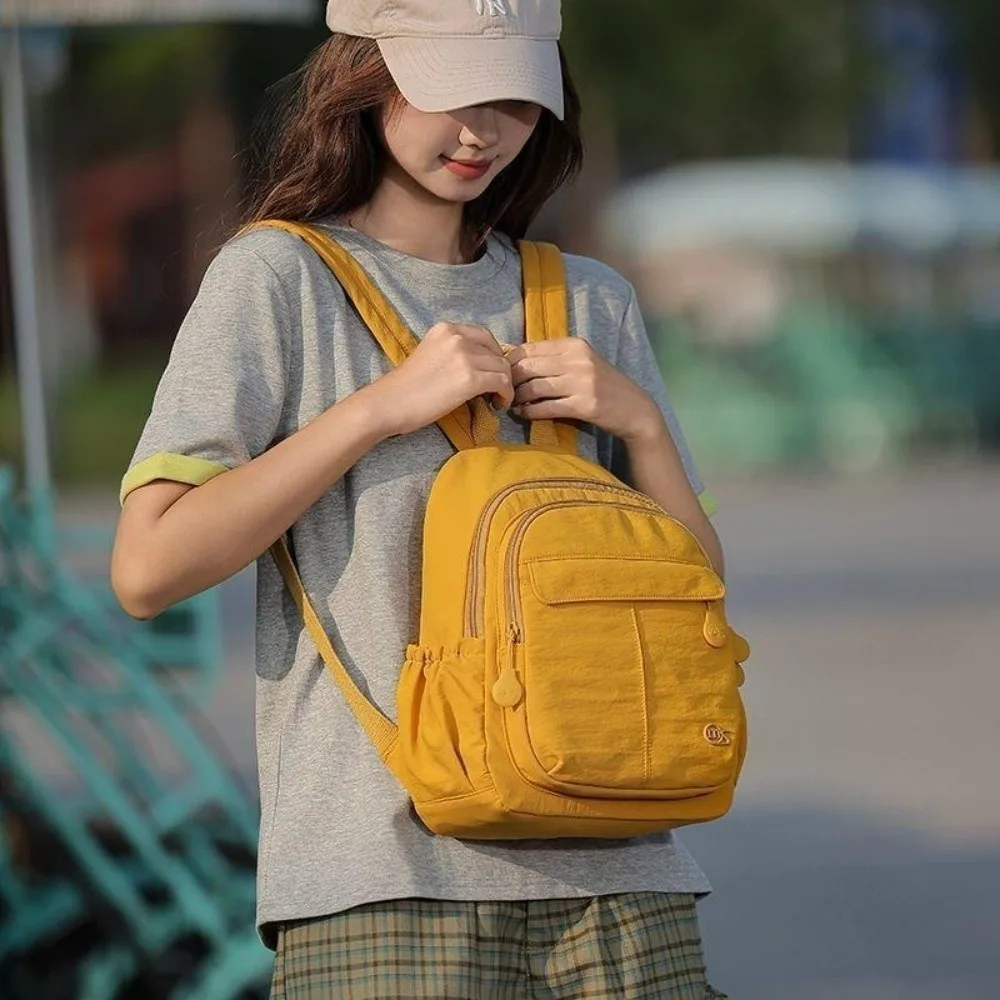 New Multi-Compartment Small Backpack Waterproof Breathable Compact Backpack Minimalist Lightweight Women's Backpack For Travel