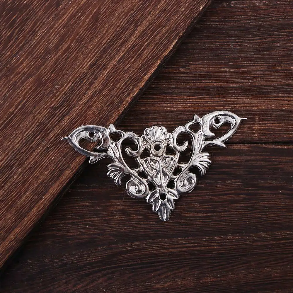 4Pcs Furniture Corner Brackets Decorative Jewelry Gift Box Album Feet Leg Corner Protector Furniture Home Decor